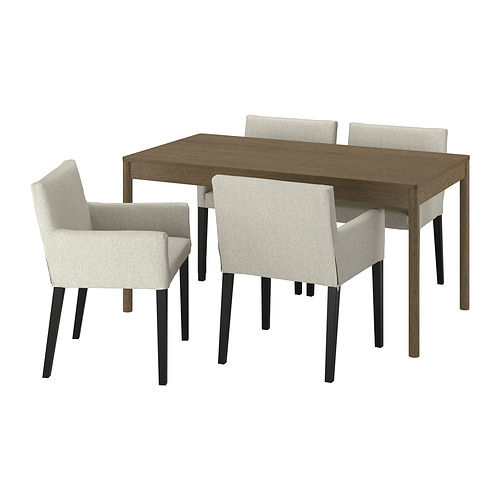 TONSTAD / MÅRENÄS, mesa con 4 sillas. 1 de 8 open dialog