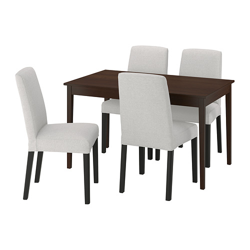 NÄSINGE / BERGMUND, mesa con 4 sillas. 1 de 6 open dialog