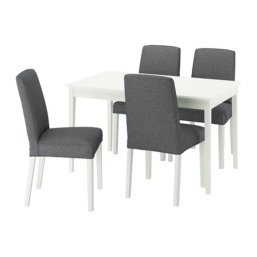 NÄSINGE / BERGMUND, table and 4 chairs. 1 of 8 open dialog