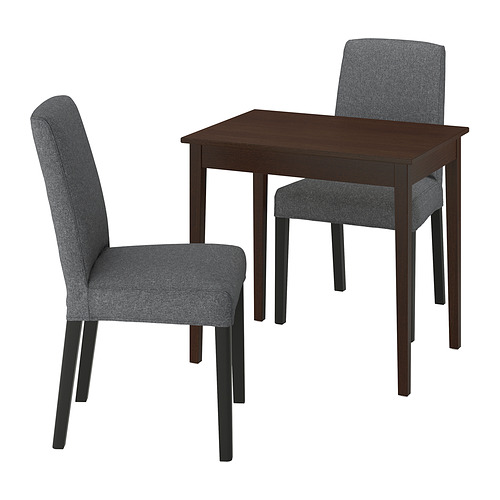 NÄSINGE / BERGMUND, mesa y 2 sillas. 1 de 7 open dialog