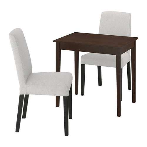 NÄSINGE / BERGMUND, mesa y 2 sillas. 1 de 7 open dialog