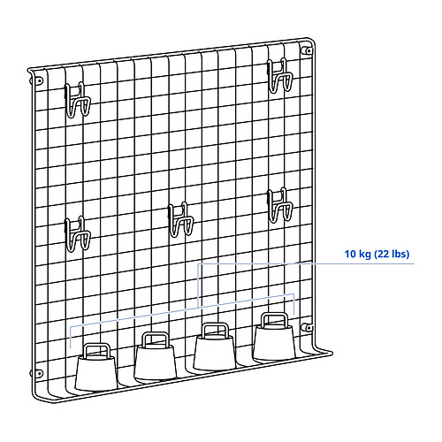 GREJIG, wall grid with rail. 8 of 8 open dialog