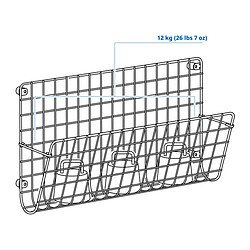 Measurement Illustration - GREJIG wall pocket