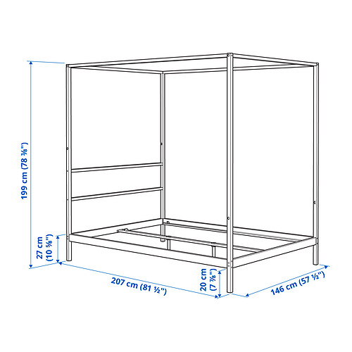 VITARNA, four-poster bed. 9 of 9 open dialog
