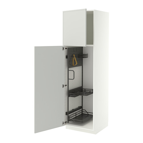 METOD, high cabinet with cleaning interior. 1 of 2 open dialog