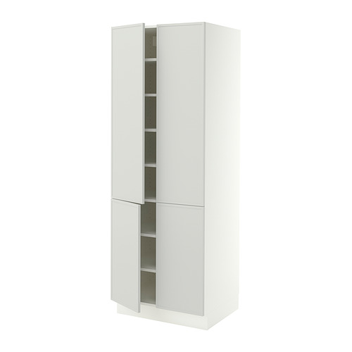 SEKTION, high cabinet with shelves/4 doors. 1 of 2 open dialog