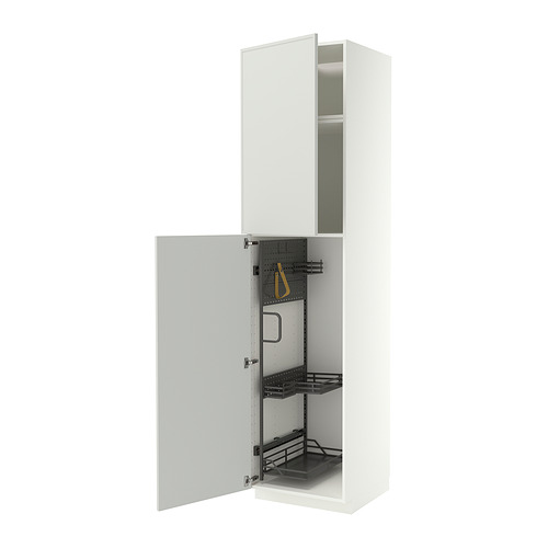 METOD, high cabinet with cleaning interior. 1 of 2 open dialog