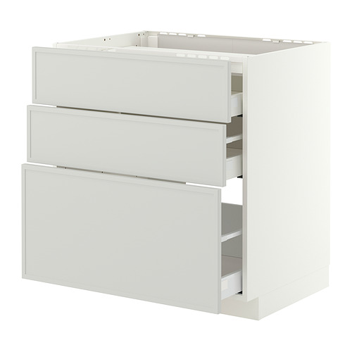 METOD / MAXIMERA, base cab f cktp/3 fronts/3 drawers. 1 of 2 open dialog