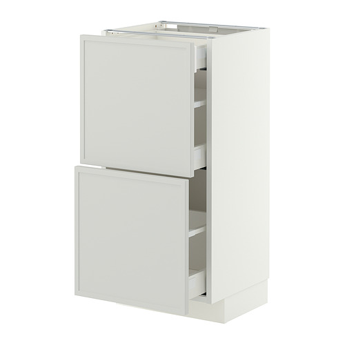 METOD / MAXIMERA, base cab with 2 fronts/3 drawers. 1 of 2 open dialog