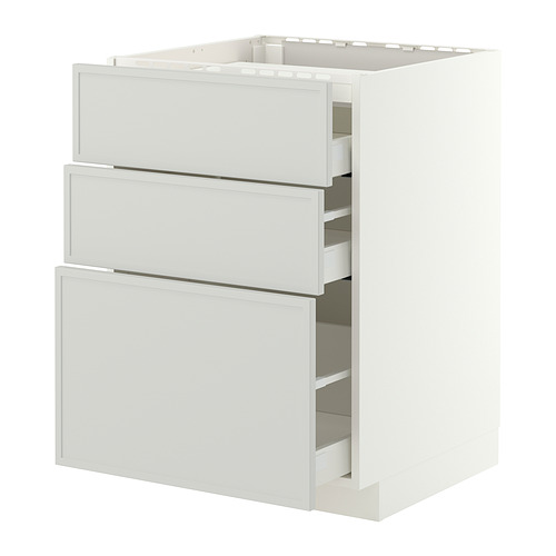 METOD / MAXIMERA, base cab f cktp/3 fronts/3 drawers. 1 of 2 open dialog