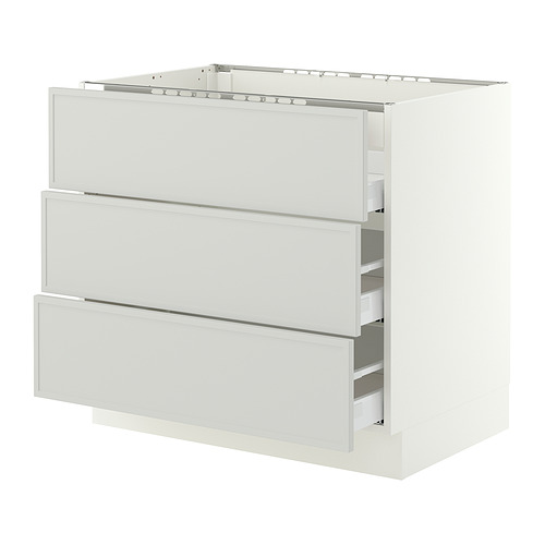 SEKTION / MAXIMERA, base cab f cktp/3 fronts/3 drawers. 1 of 2 open dialog