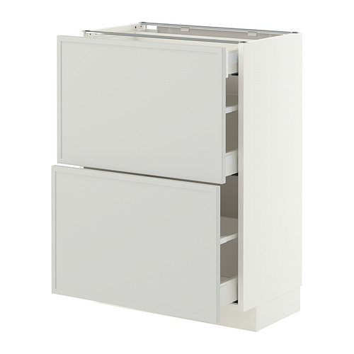 METOD / MAXIMERA, base cab with 2 fronts/3 drawers. 1 of 2 open dialog