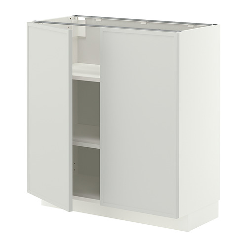 METOD, base cabinet with shelves/2 doors. 1 of 2 open dialog