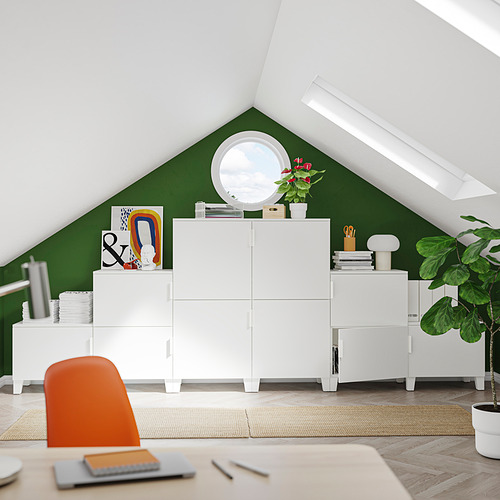 PLATSA, wardrobe with 10 doors. 2 of 4 open dialog