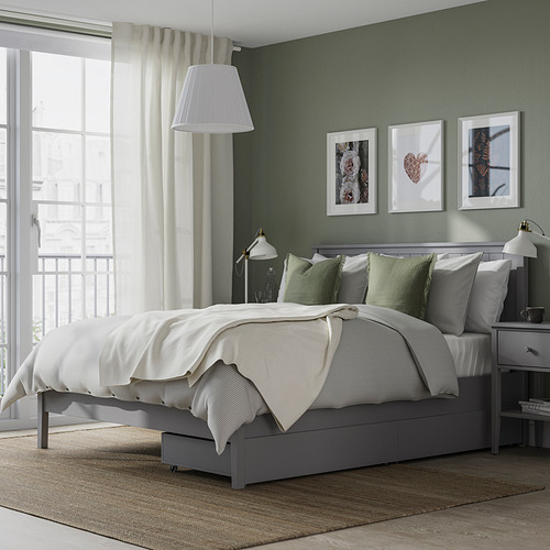 GULLABERG, bed frame with 2 storage boxes. 2 of 7 open dialog