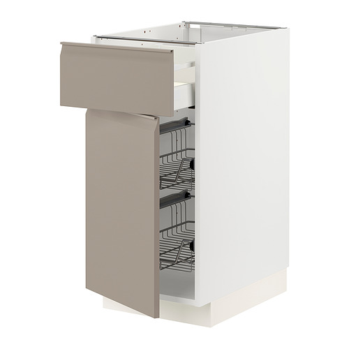 METOD / MAXIMERA, base cabinet with wire basket/drawer/door. 1 of 4 open dialog