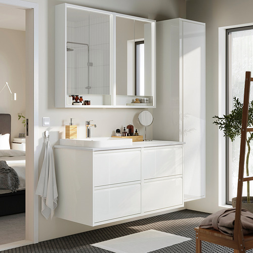 ÄNGSJÖN / BACKSJÖN, Mueble lavamanos con gavetas y llave BROGRUND, 2 de 8 open dialog