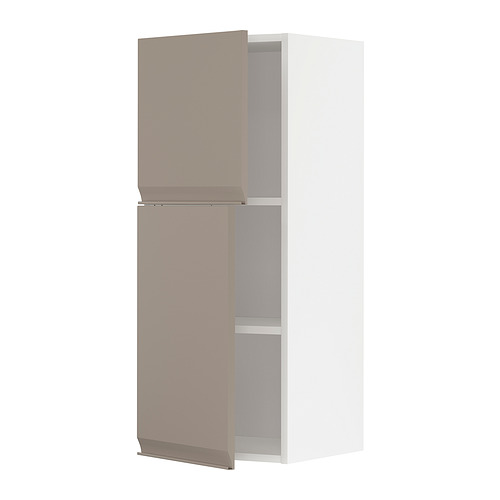 METOD, wall cabinet with shelves/2 doors. 1 of 4 open dialog