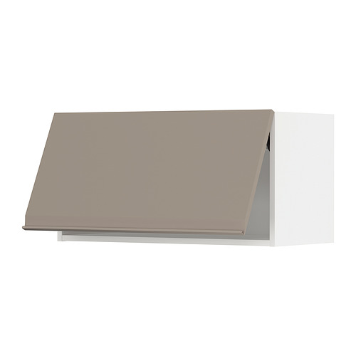 METOD, wall cabinet horizontal with push-open. 1 of 4 open dialog