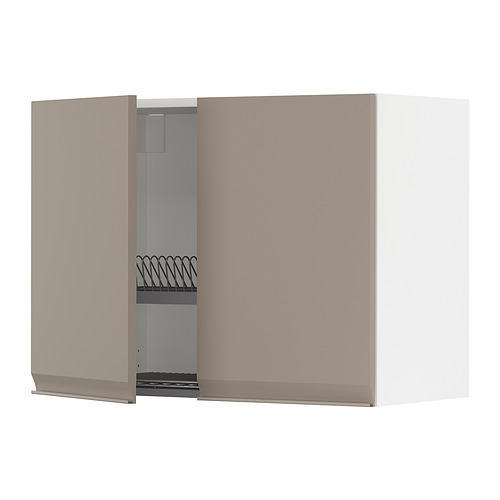 METOD, wall cabinet with dish drainer/2 doors. 1 of 4 open dialog