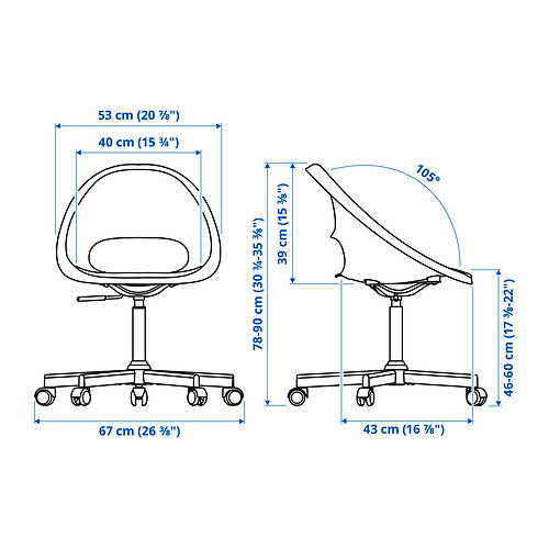 KALLAX / LOBERGET, desk and chair 9 of 9 open dialog
