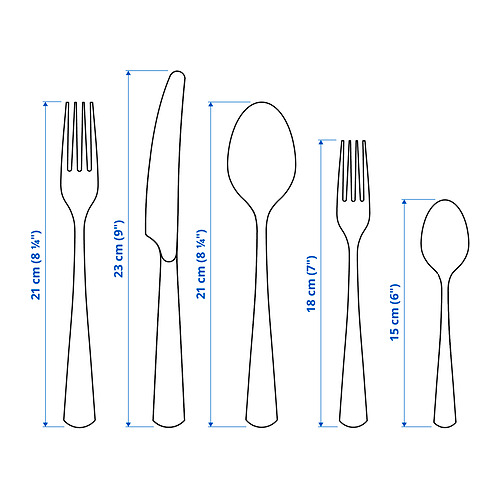SEDLIG, 20-piece flatware set 4 of 4 open dialog
