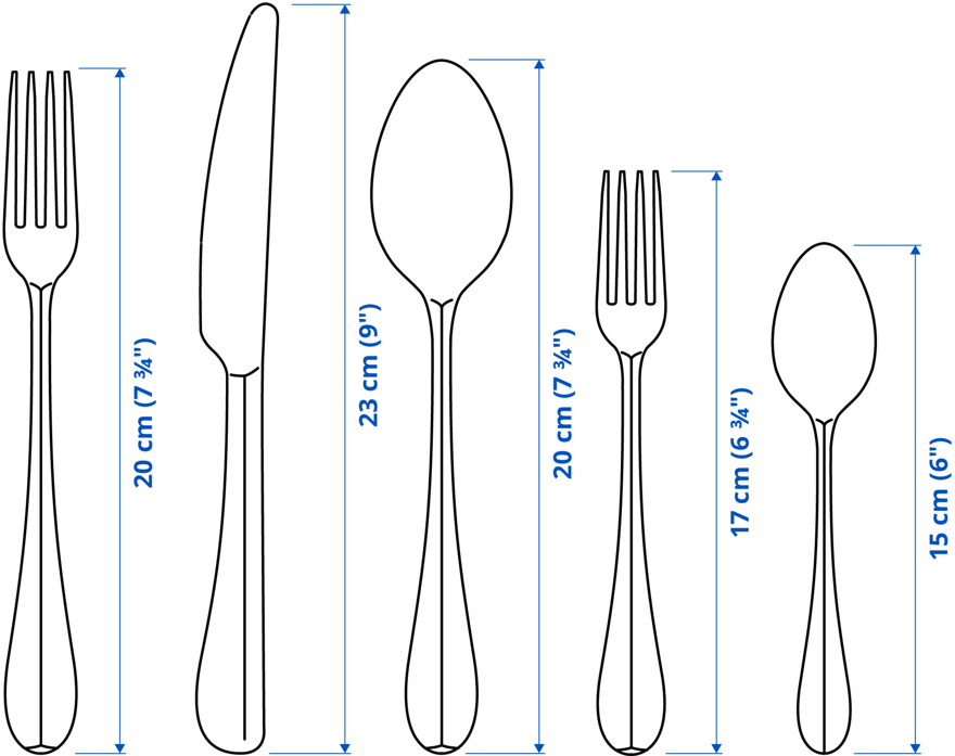 GAMMAN, 20-piece flatware set 6 of 6 open dialog