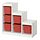 Select colour variation: white/red