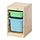 Select colour variation: light white stained pine light green/light blue