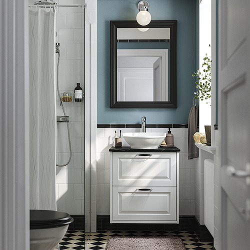 TÄNNFORSEN / VÄSTERSJÖN, Bathroom vanity with sink & faucet VOXNAN. 2 of 8 open dialog