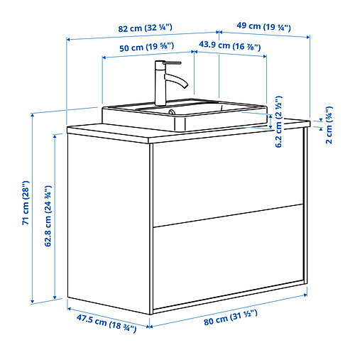 HAVBÄCK / ORRSJÖN, wash-stnd w drawers/wash-basin. 7 of 7 open dialog