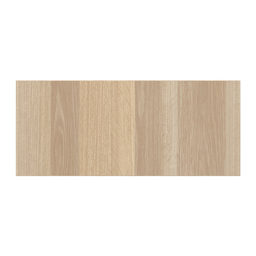 Frente de cajón LAPPVIKEN, efecto roble blanco, diseño rectangular y elegante.