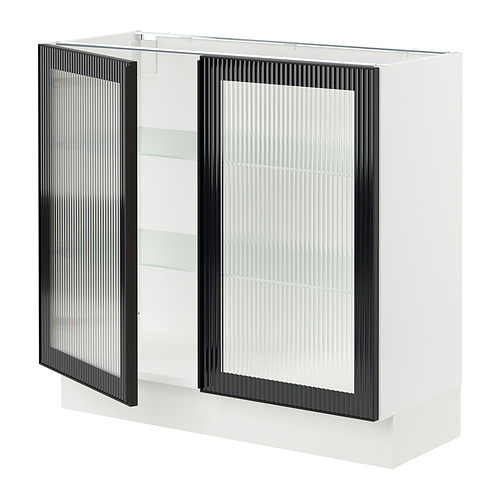 SEKTION, armario bajo+2 puertas de vidrio. 1 de 3 open dialog