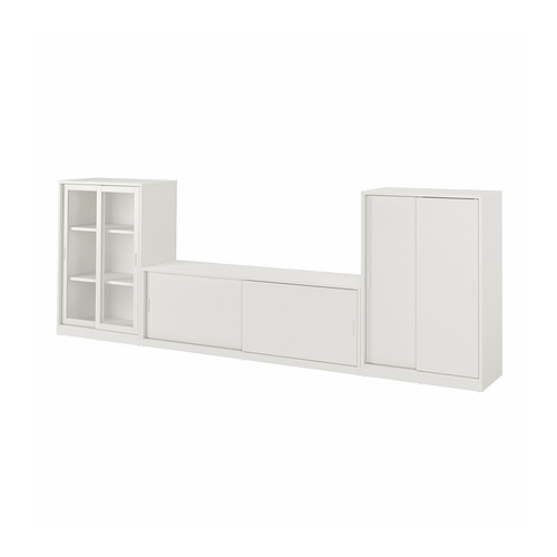 TONSTAD, banco para TV con puertas corredizas. 1 de 6 open dialog