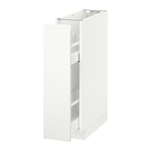 Mueble de cocina METOD blanco con almacenaje abierto, diseño moderno y minimalista.