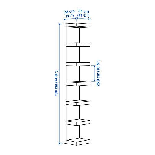 LACK, wall shelf unit 5 of 5 open dialog