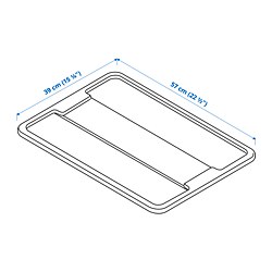 Measurement Illustration - SAMLA lid for box