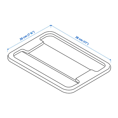 SAMLA, lid for box, 1 gallon 4 of 4 open dialog
