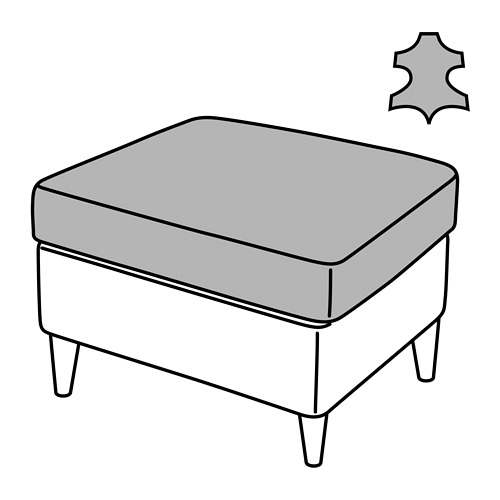 STRANDMON, armchair and ottoman 8 of 9 open dialog