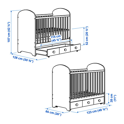 Ilustración con medidas del producto: GONATT.