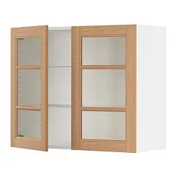 IKEA Puerto Rico - SEKTION wall cabinet with 2 glass doors, white ...