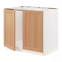 IKEA Puerto Rico - SEKTION base cabinet for sink + 2 doors, white ...