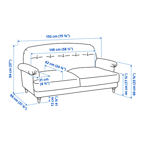 ESSEBODA, loveseat 8 of 8 open dialog