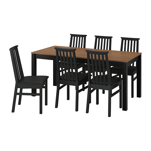 ÅLHULT / ÅLHULT, table and 6 chairs. 7 of 7 open dialog