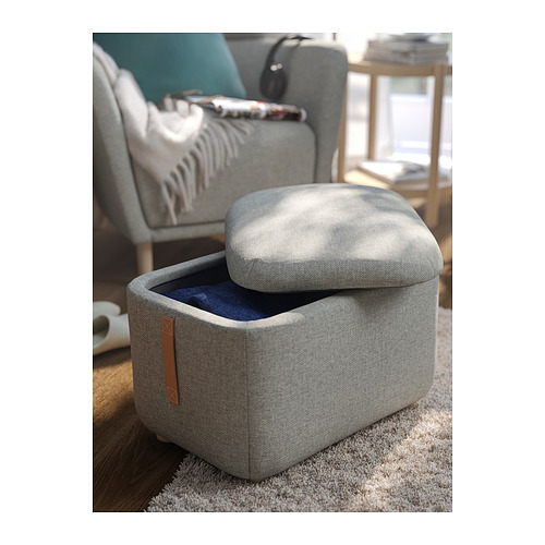 OSKARSHAMN, ottoman with storage 4 of 6 open dialog