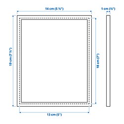 Measurement Illustration - YLLEVAD frame