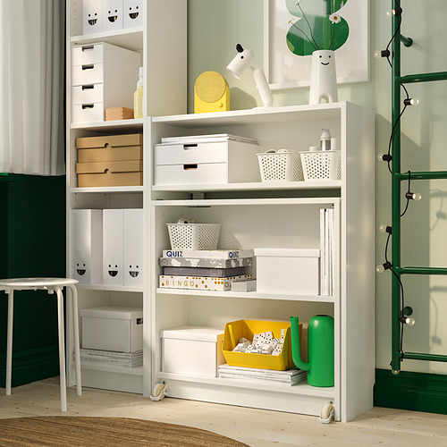 BILLY, bookcase comb w foldable table. 2 of 7 open dialog