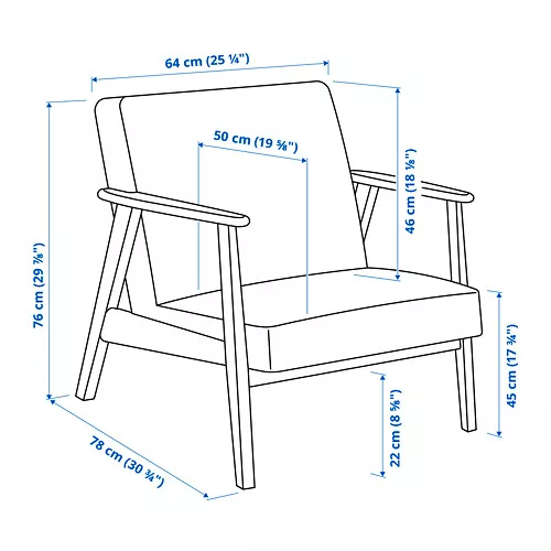 Ekenäset discount armchair ikea