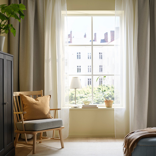 TERESIA, sheer curtains, 1 pair 2 of 7 open dialog