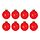 Select colour variation: Glass / red